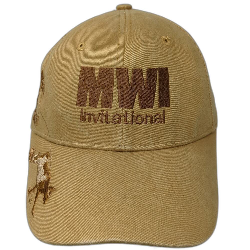 DRI DUCK Baseball Cap Brown One Size MWI Invitational Rodeo Cowboy Horse Hat